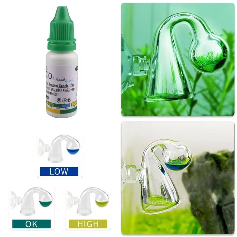 Planted Aquarium Co2 Kit - Aquarium CO2 Indicator Solution Monitor Plants