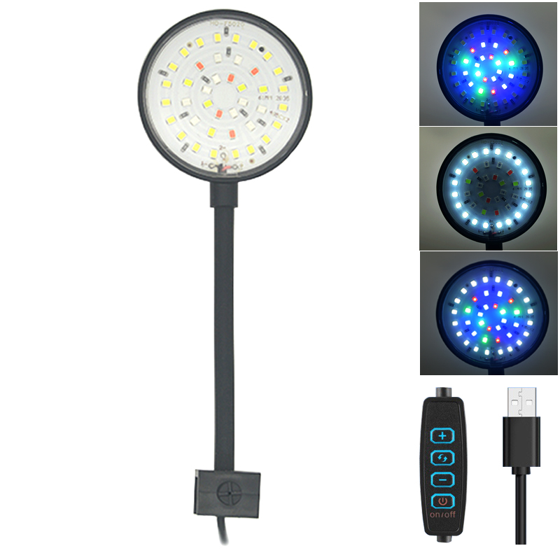 USB Aquarium LED Lamp Fish Tan - đánh giá và giá Aquarium Plant Ornament