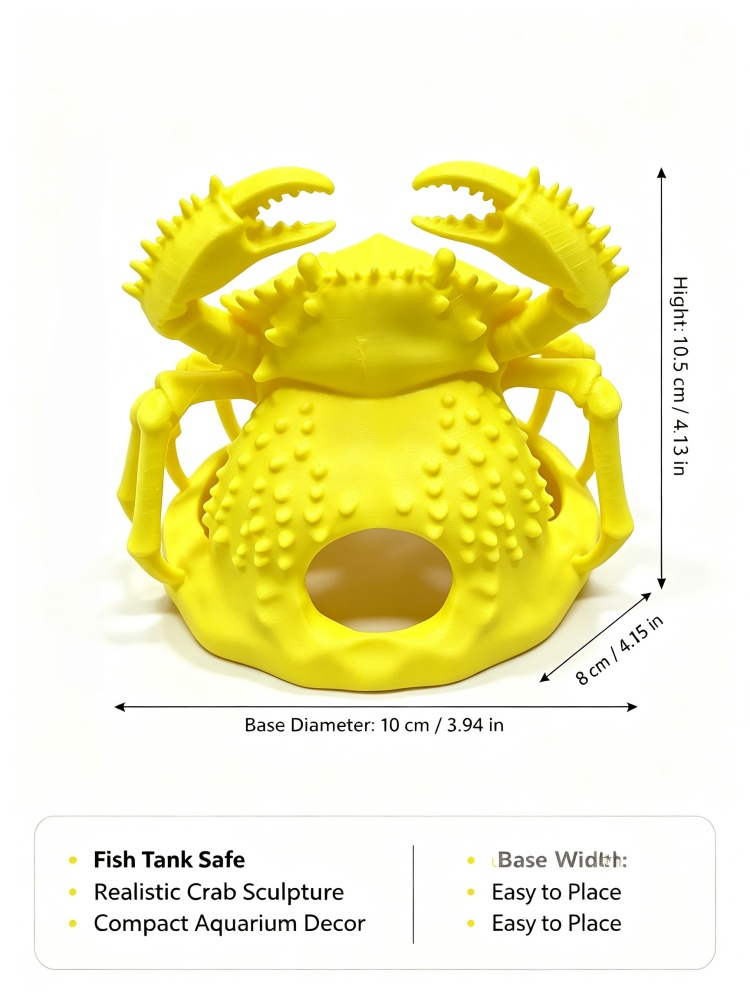 PLA material crab aquarium dec - đánh giá và giá Non Planted Aquarium Fish