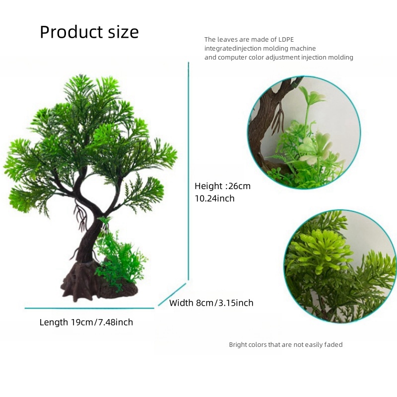 Fish Tank DIY Artificial Aquar - đánh giá và giá Aquarium Plant Guide