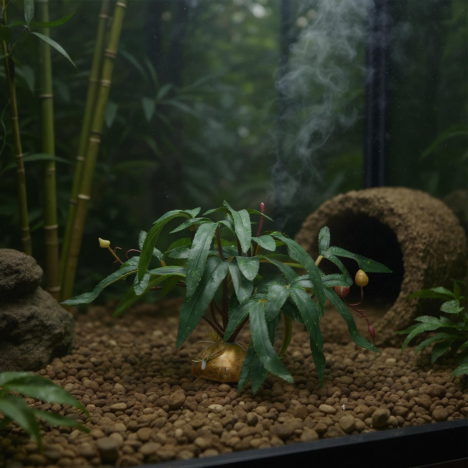 Fake Reptile Plants Snake Tank - đánh giá và giá Aquarium Plant Ornament