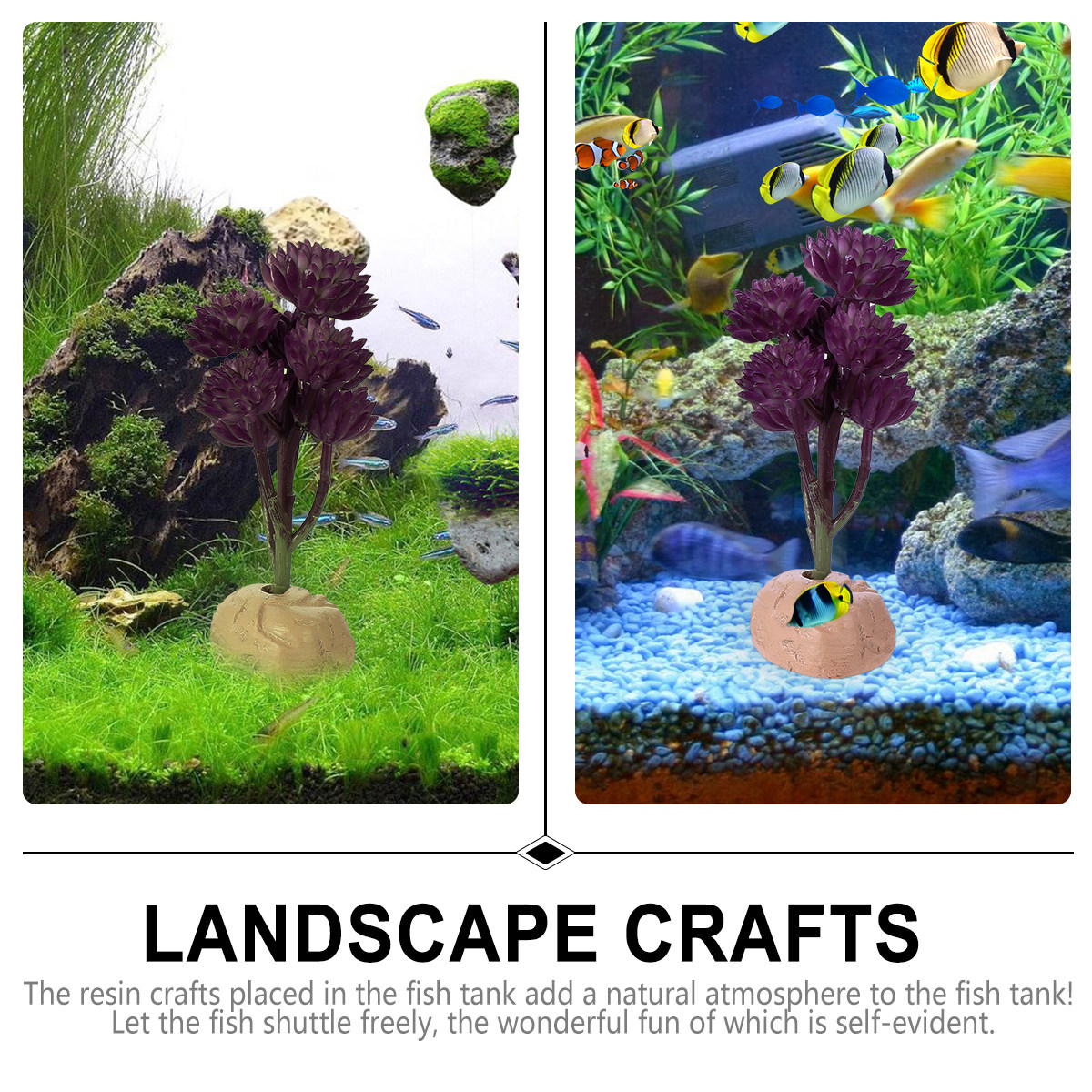 7-Head Lotus Simulated Aquatic - đánh giá và giá Non Planted Aquarium Fish
