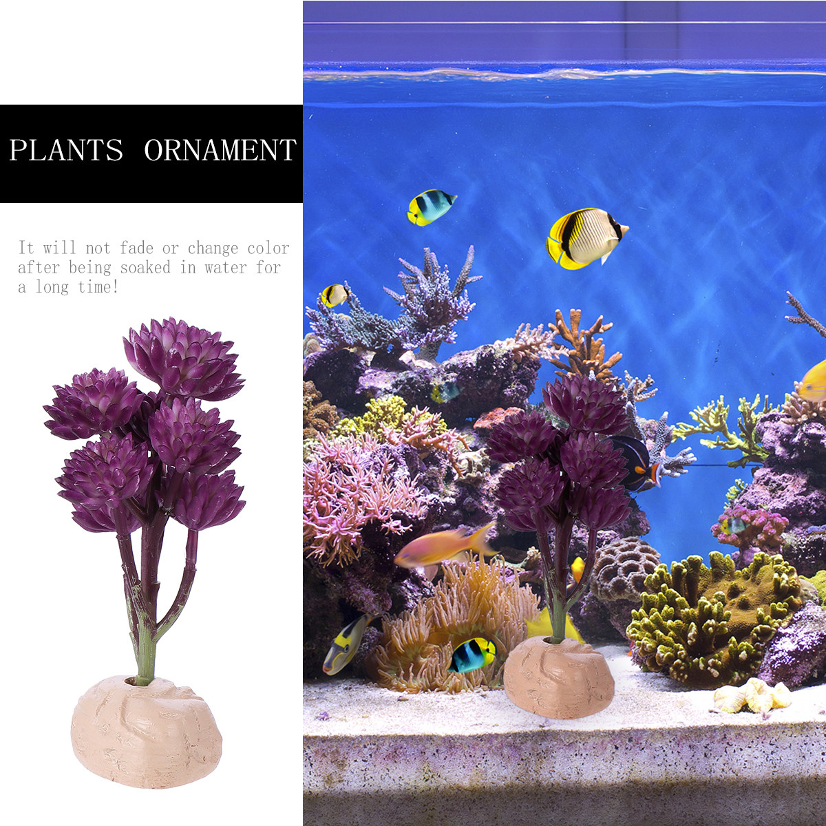 7-Head Lotus Simulated Aquatic - đánh giá và giá Non Planted Aquarium Fish