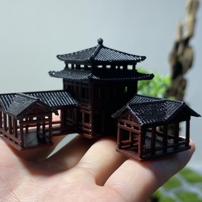 Plastics Chinese Style Ancient - đánh giá và giá Aquarium Plant Ornament