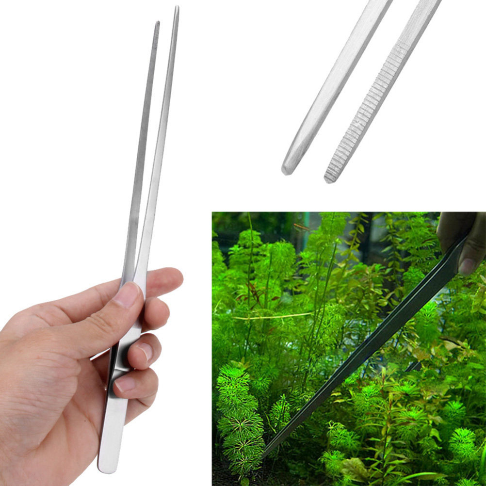 38 Cm Stainless Steel Straight - đánh giá và giá Aquarium Plant Design
