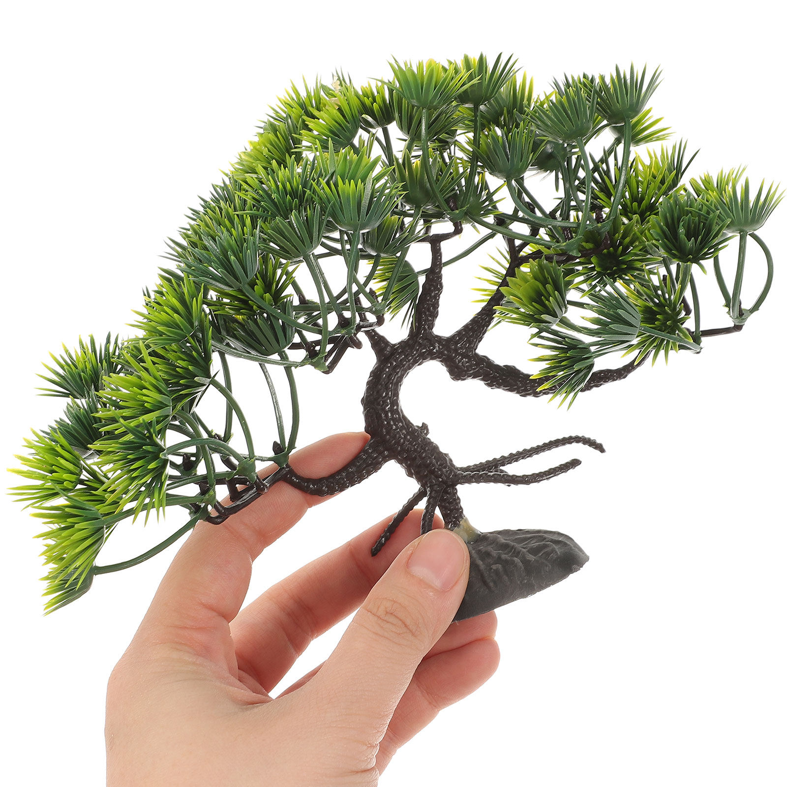2Pcs Simulation Pine Tree Aqua - đánh giá và giá Non Planted Aquarium Fish