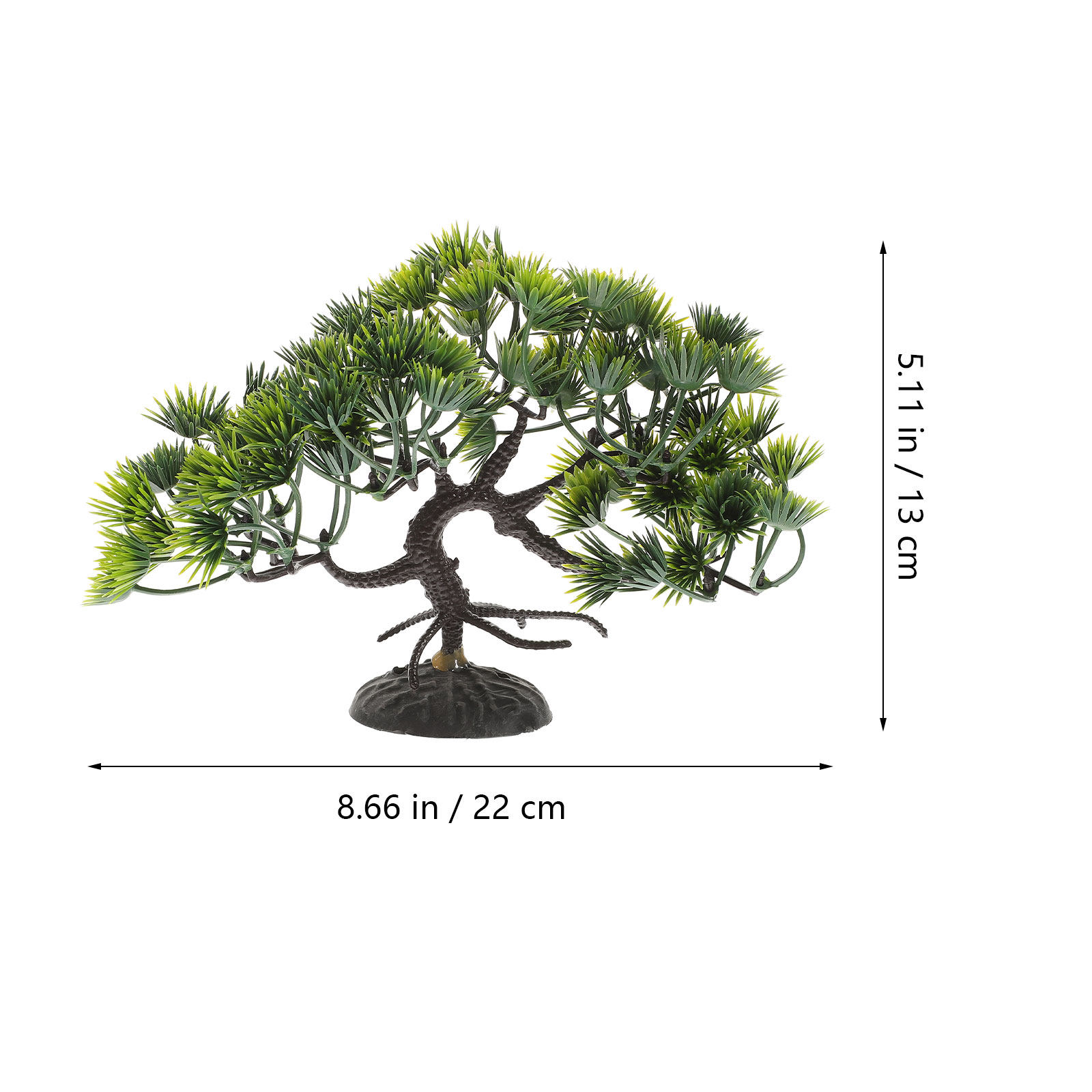 2Pcs Simulation Pine Tree Aqua - đánh giá và giá Non Planted Aquarium Fish