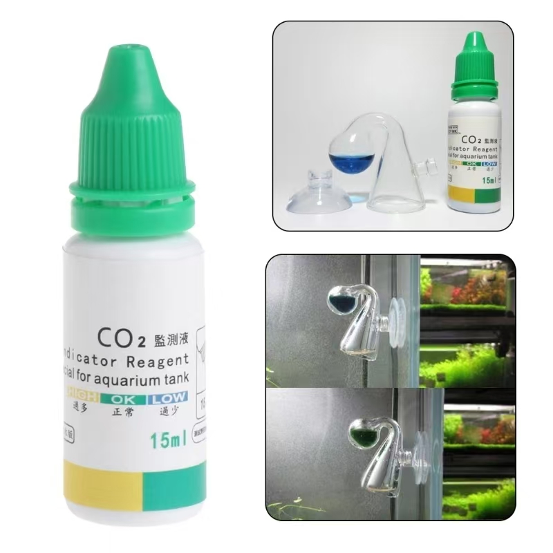 Aquarium CO2 Indicator Solutio - đánh giá và giá Planted Aquarium Co2 Kit