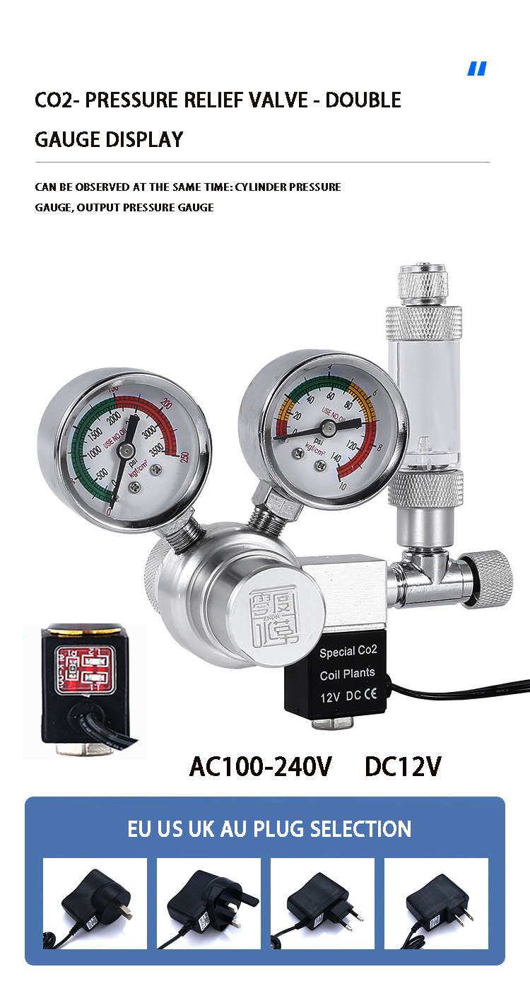 Aquarium CO2 Regulator Solenoi - đánh giá và giá Planted Aquarium Supplies
