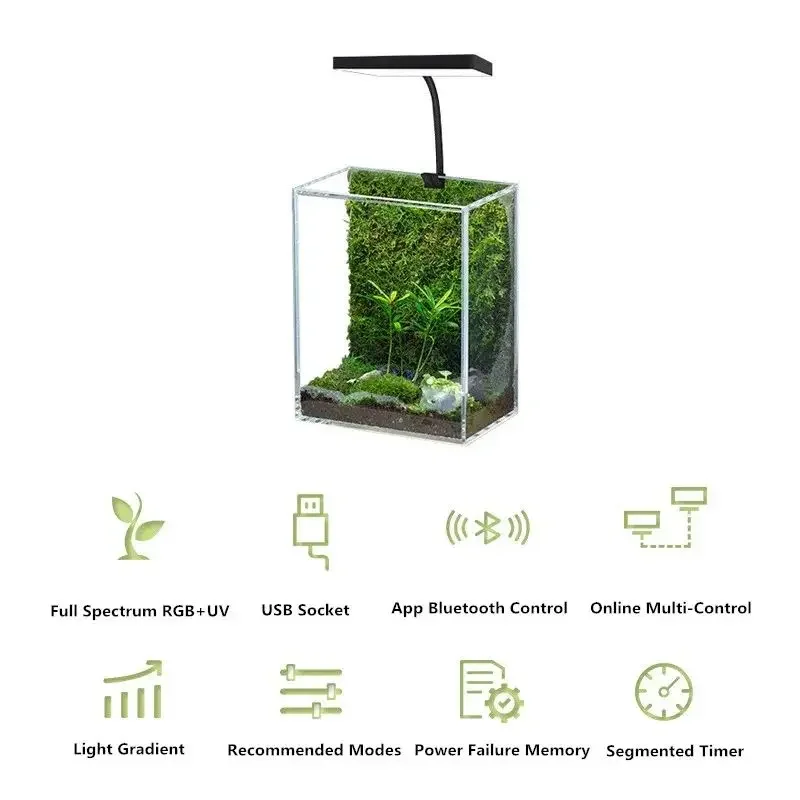 WEEK AQUA Mag Pro USB Nano Aqu - đánh giá và giá Aquarium Plant Ornament