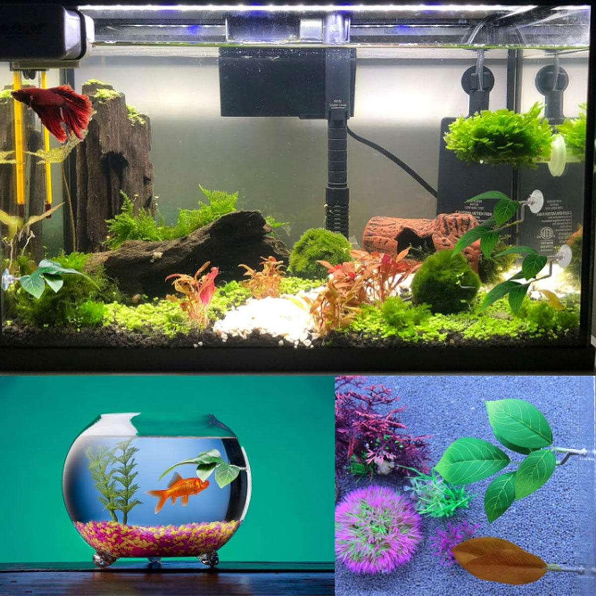 1 PC Betta Fish Hammock Soft A - đánh giá và giá Aquarium Plant Ornament