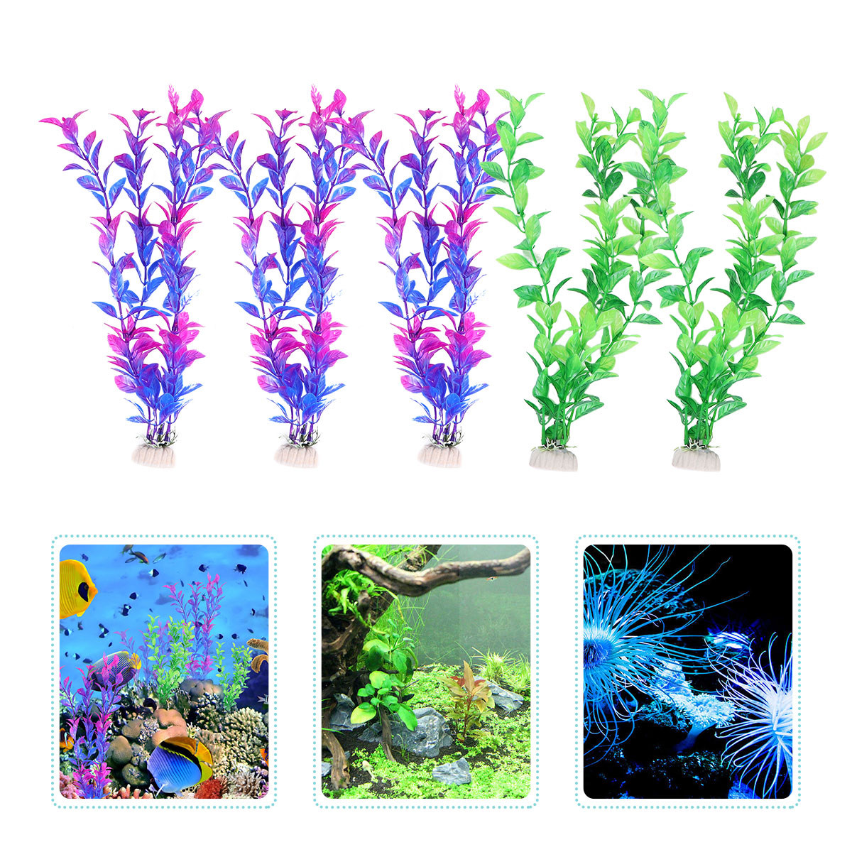 10Pcs Premium Artificial Aquat - đánh giá và giá Aquarium Plant Design
