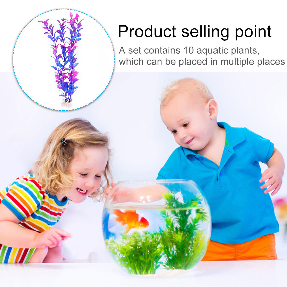 10Pcs Premium Artificial Aquat - đánh giá và giá Aquarium Plant Design