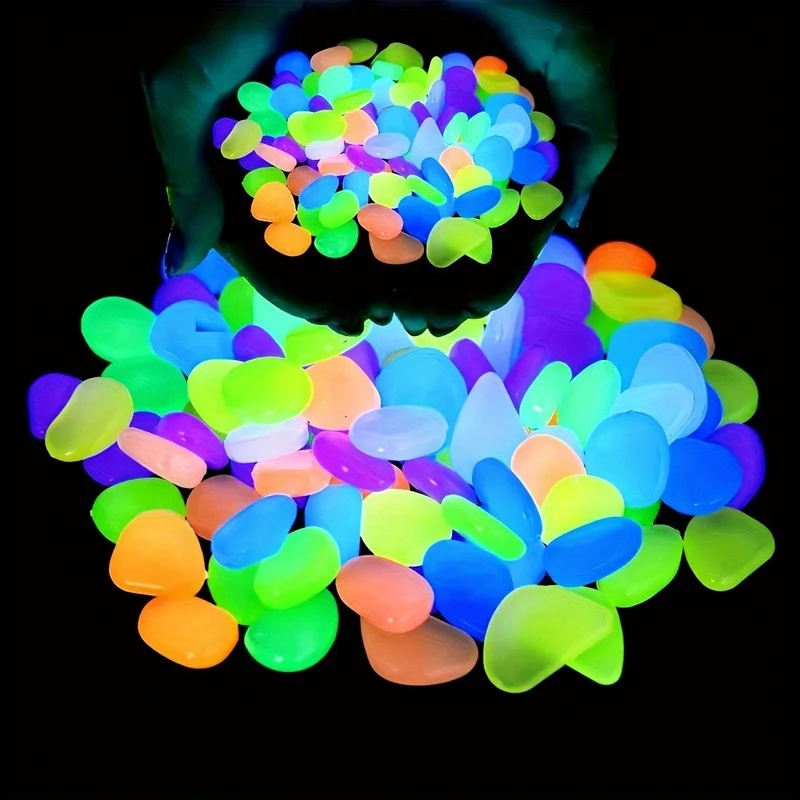 50-200pcs Glow in The Dark Peb - đánh giá và giá Planted Aquarium Supplies