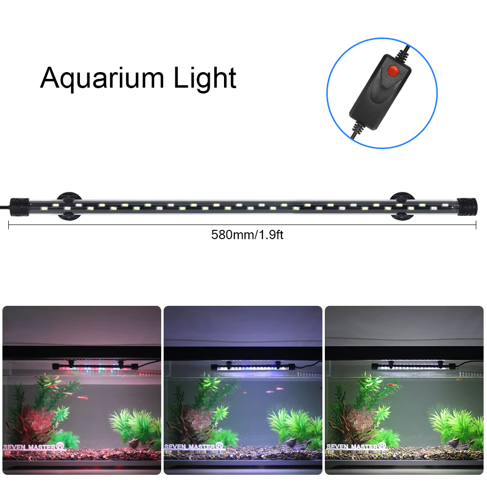 58CM  Aquarium Light LED Plant - đánh giá và giá Aquarium Plant Ornament